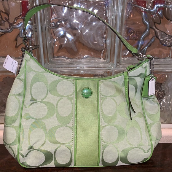 Coach Handbags - Coach Purse - Lime Green, Shoulder & Cross Body